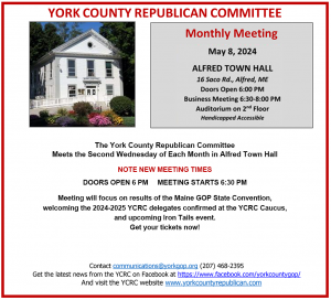 YCRC May Monthly Meeting 2024
